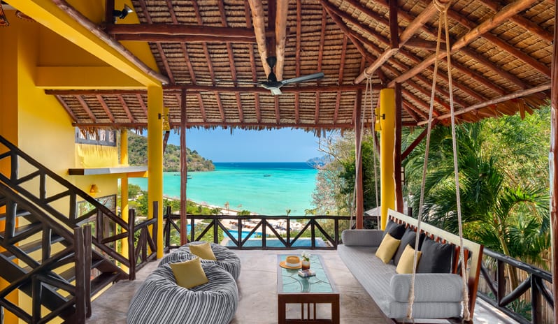 SAii PhiPhi Island Village Two Bedroom Oceanview Hillside Pool Villa King Bed Terrace